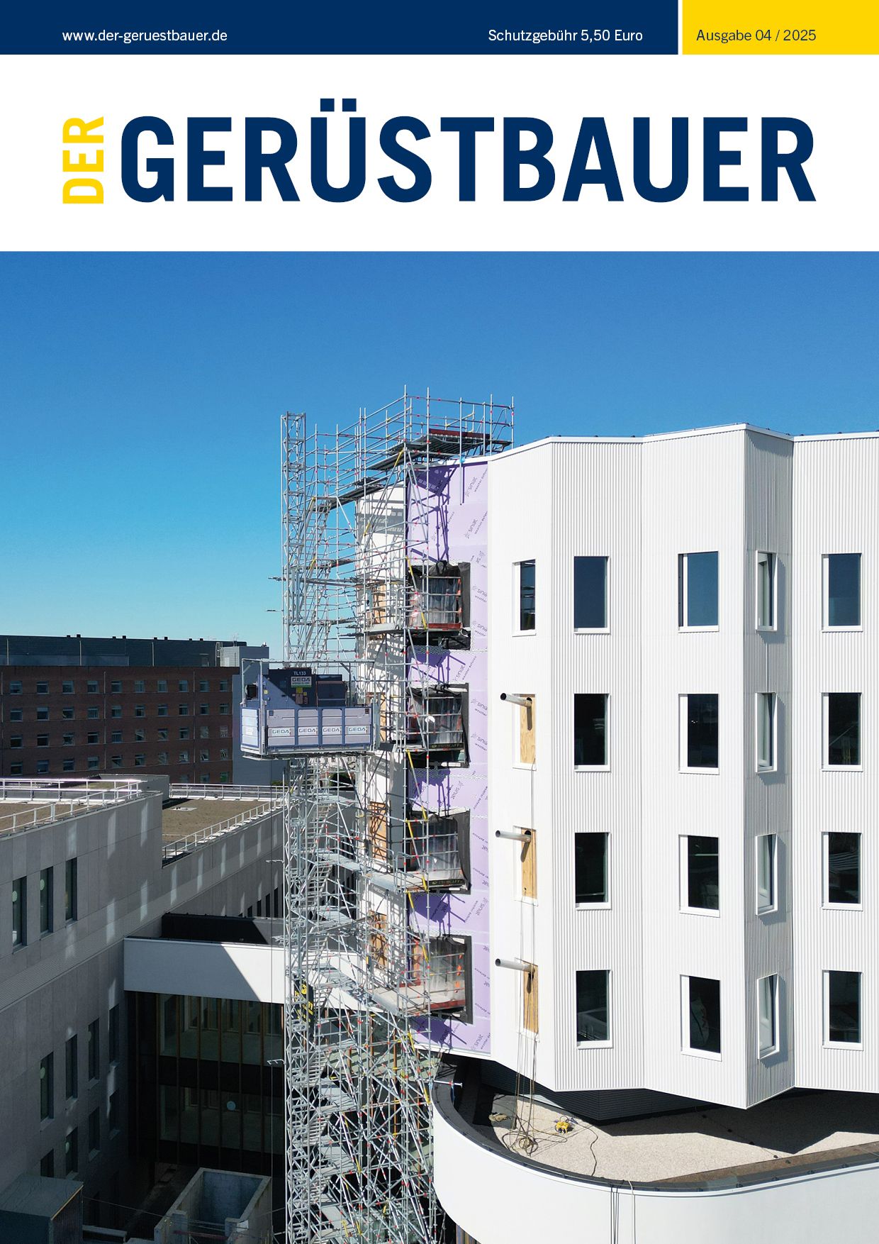 Titelseite DER GERÜSTBAUER 04.2023