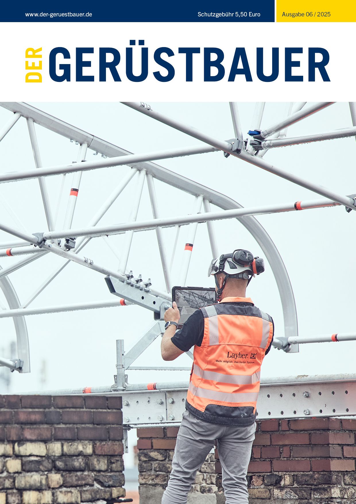 Titelseite DER GERÜSTBAUER 04.2023