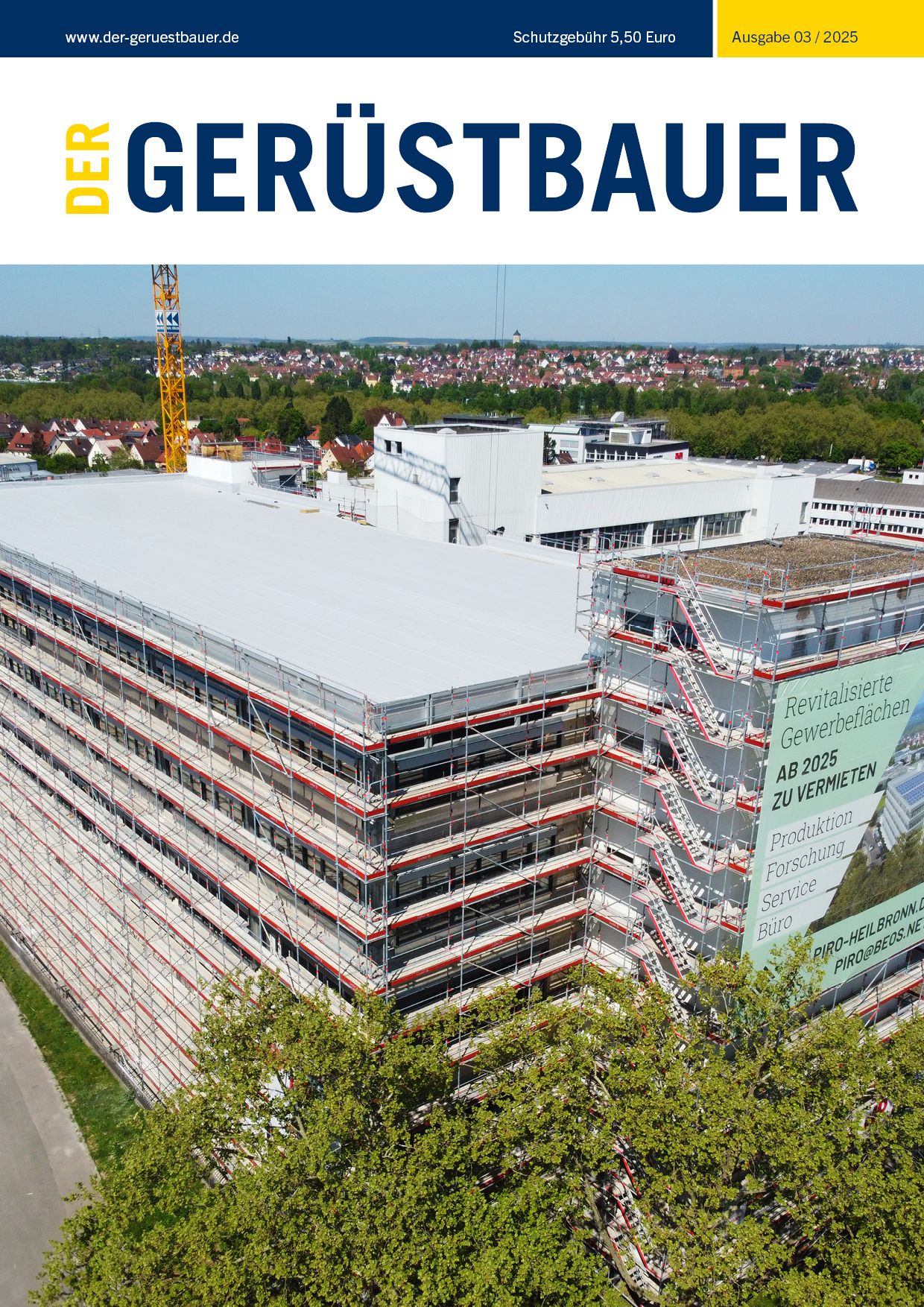 Titelseite DER GERÜSTBAUER 04.2023