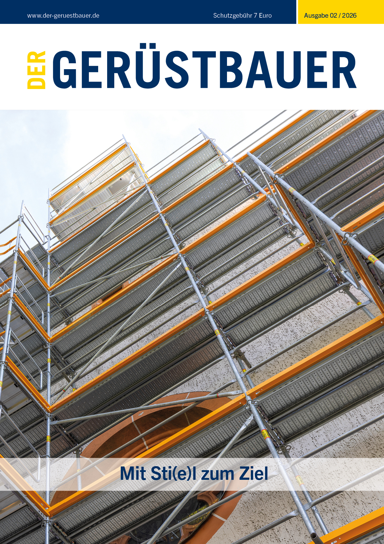 Titelseite DER GERÜSTBAUER 04.2023