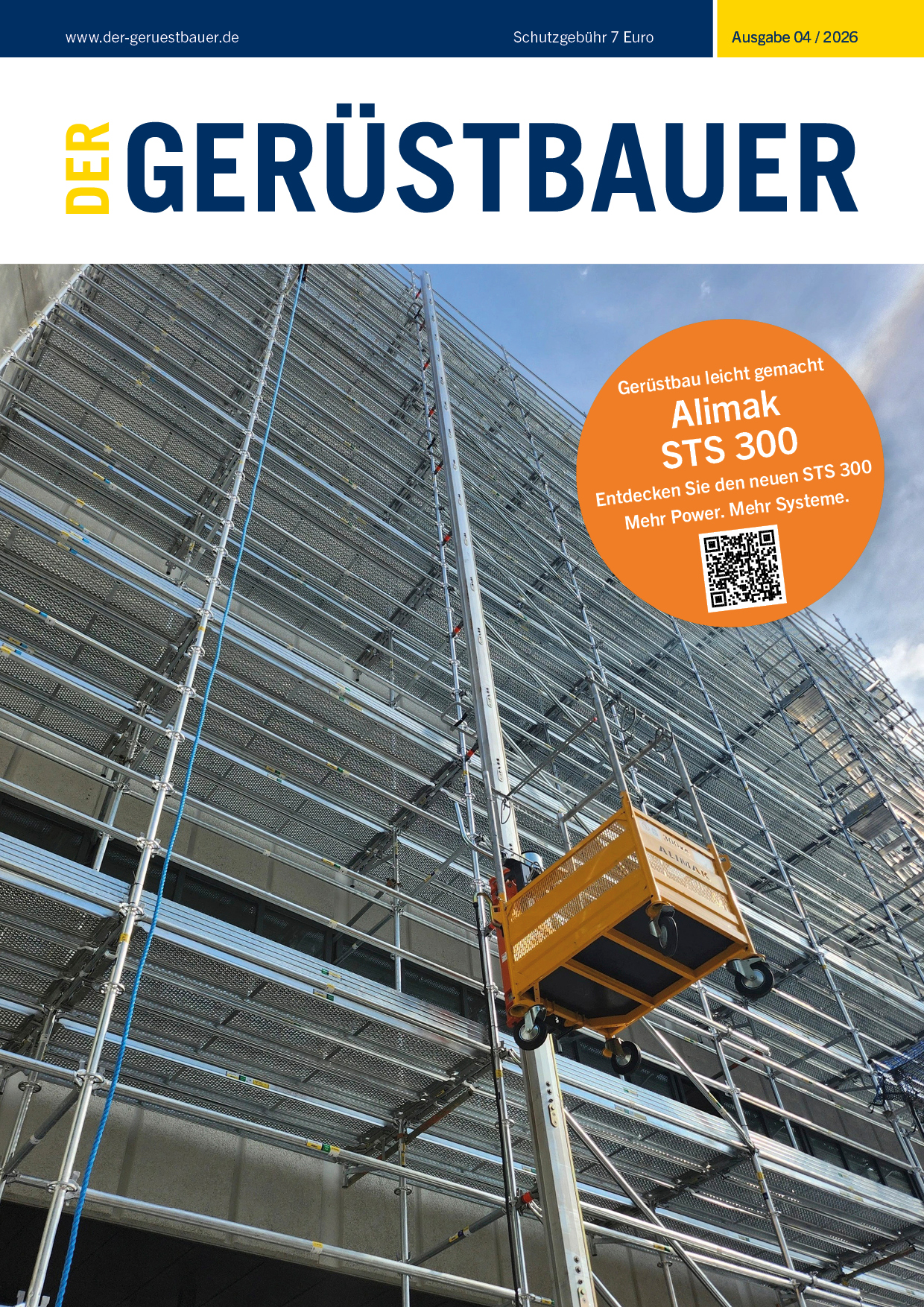 Titelseite DER GERÜSTBAUER 04.2023
