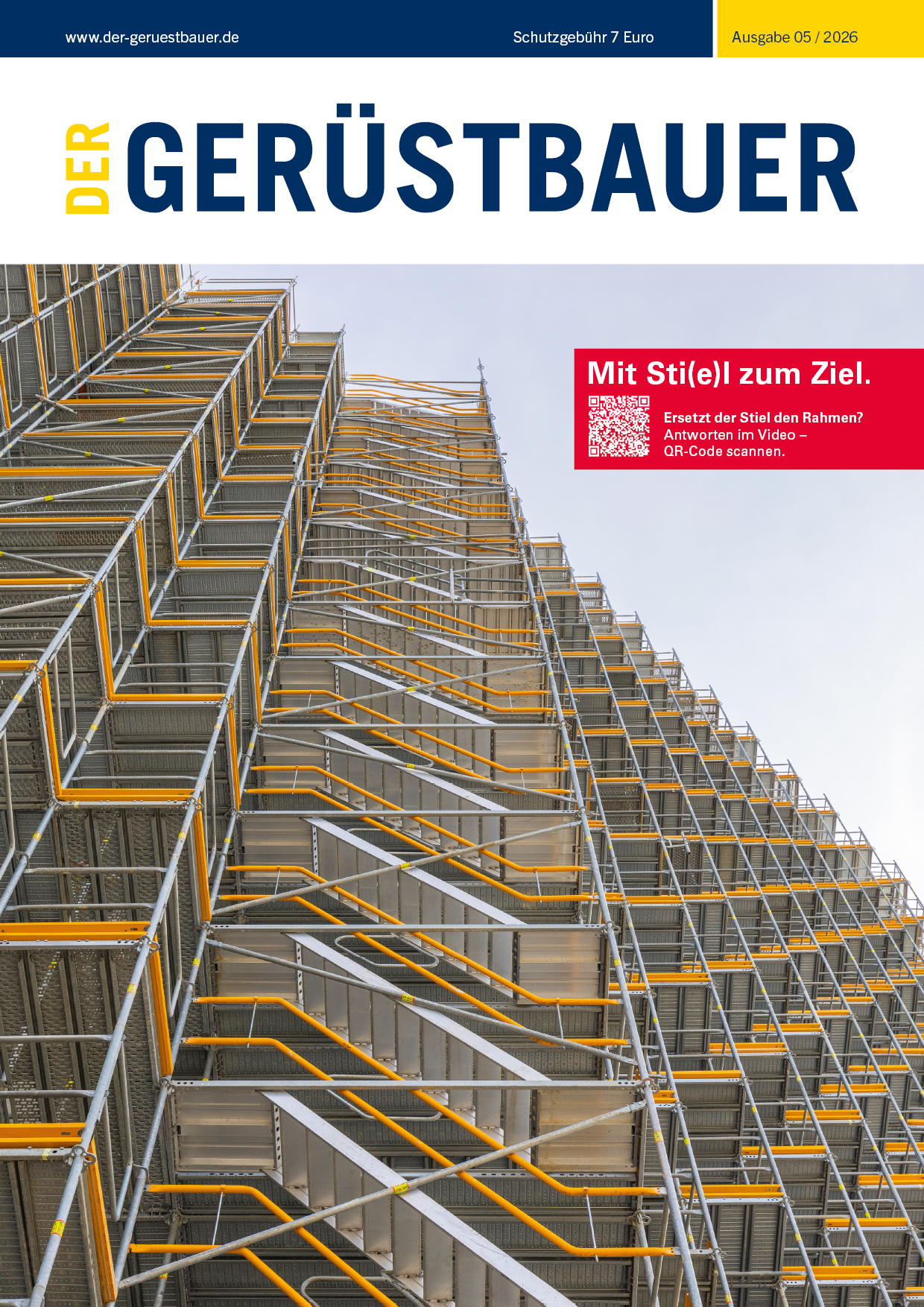 Titelseite DER GERÜSTBAUER 04.2023